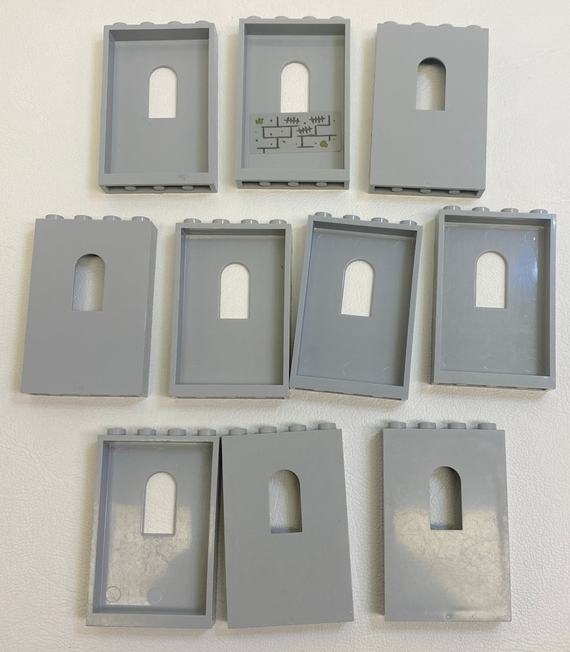 LEGO Wall Panel Light Bluish Grey Fun Pack