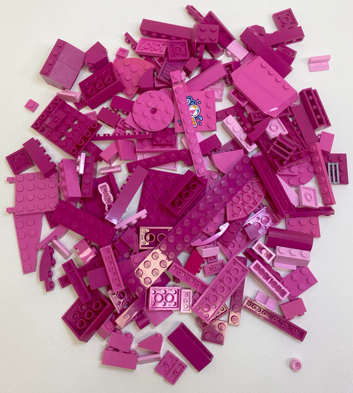 LEGO Pink Fun Pack Mixed Bricks Plates Slopes and More