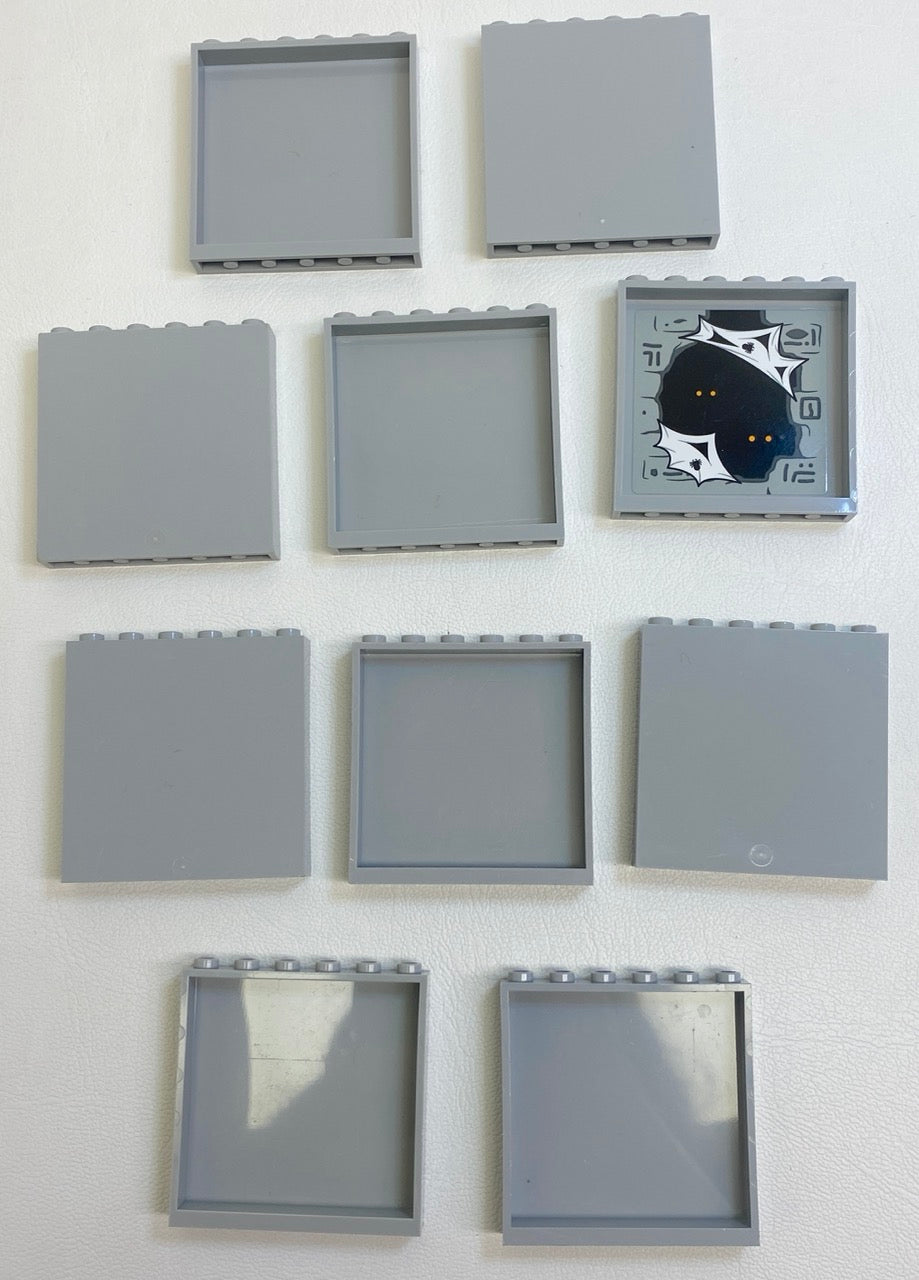 LEGO Wall Panel Light Bluish Grey Fun Pack