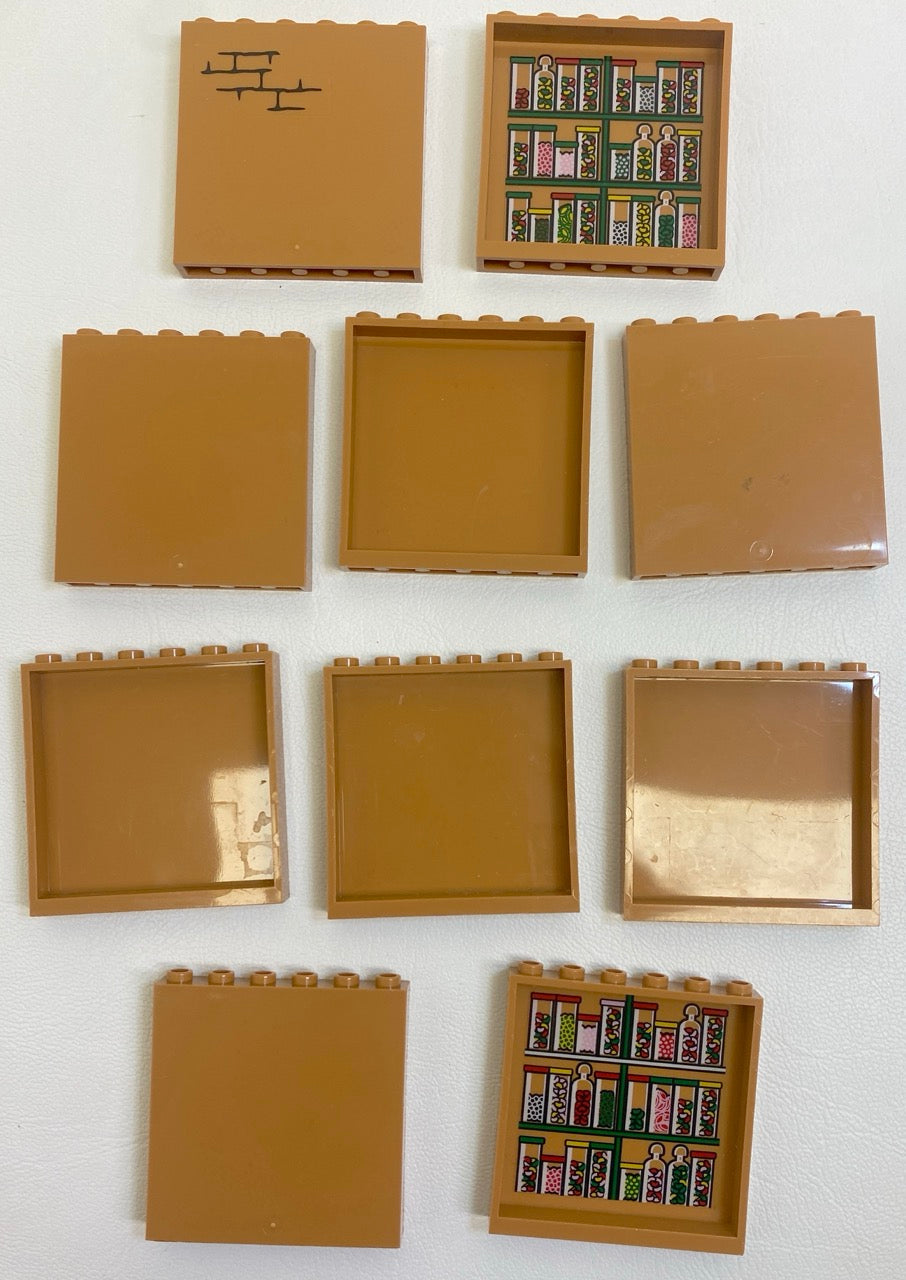 LEGO Wall Panel Medium Nougat Fun Pack