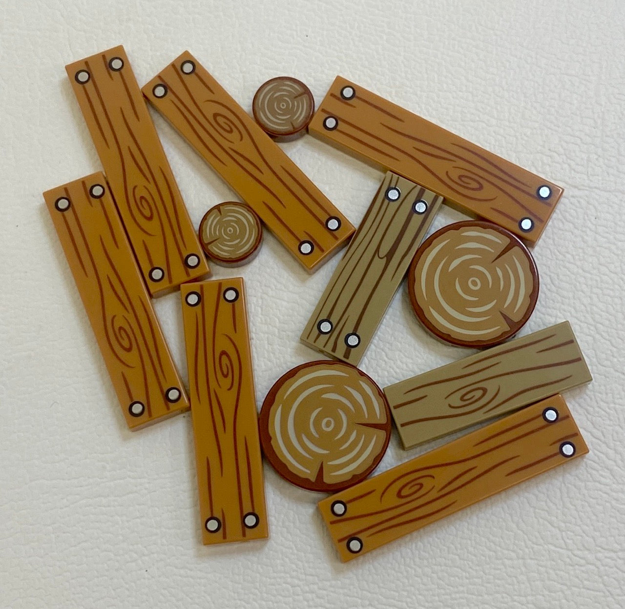 LEGO Mixed Types Printed Tiles Wood / Timber Fun Pack