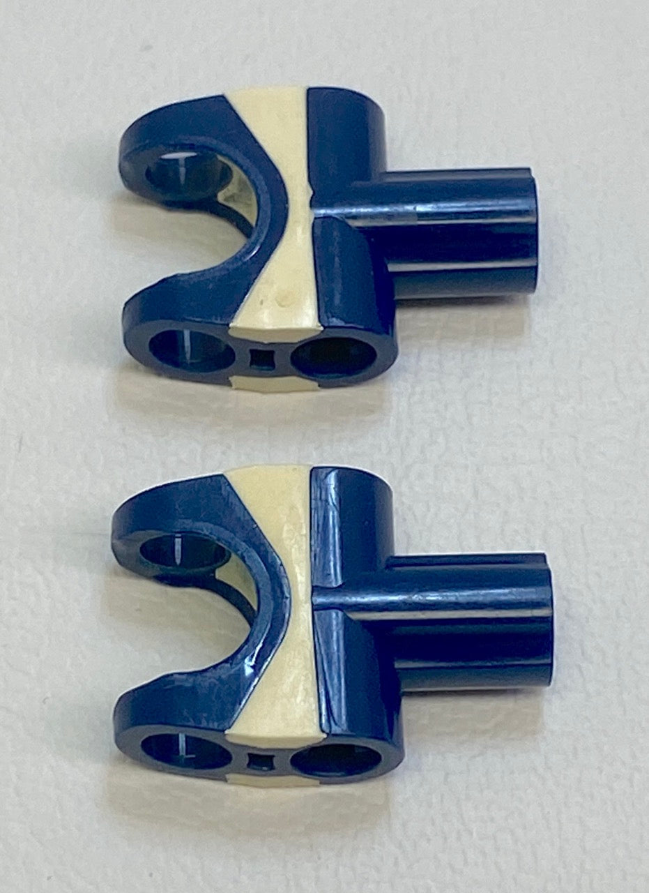 LEGO Technic Dark Blue Axle Connector 2x3 With Ball Joint Socket Pack of 2