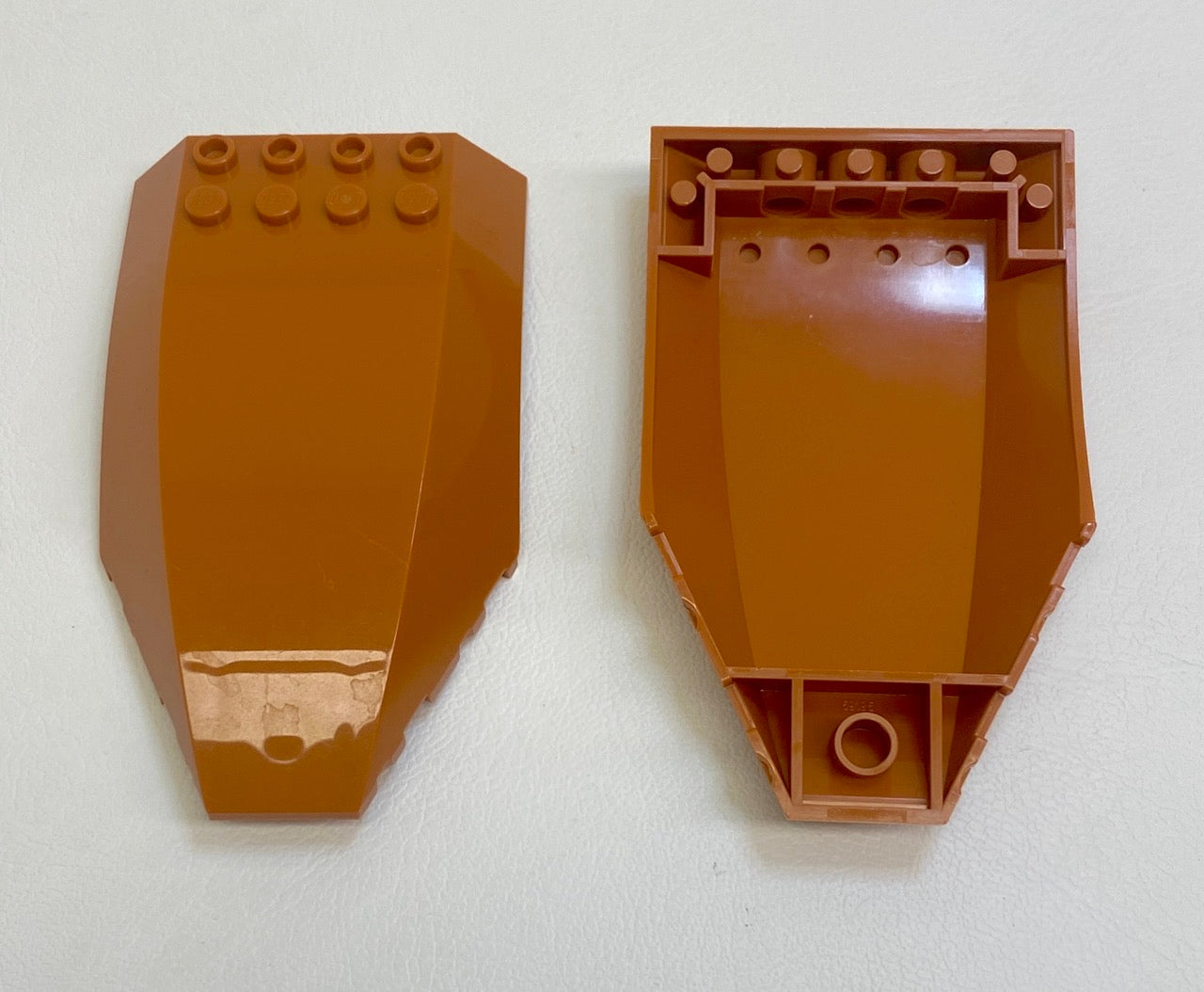 LEGO Windscreen 10x6x2 Dark Orange Pack of 2