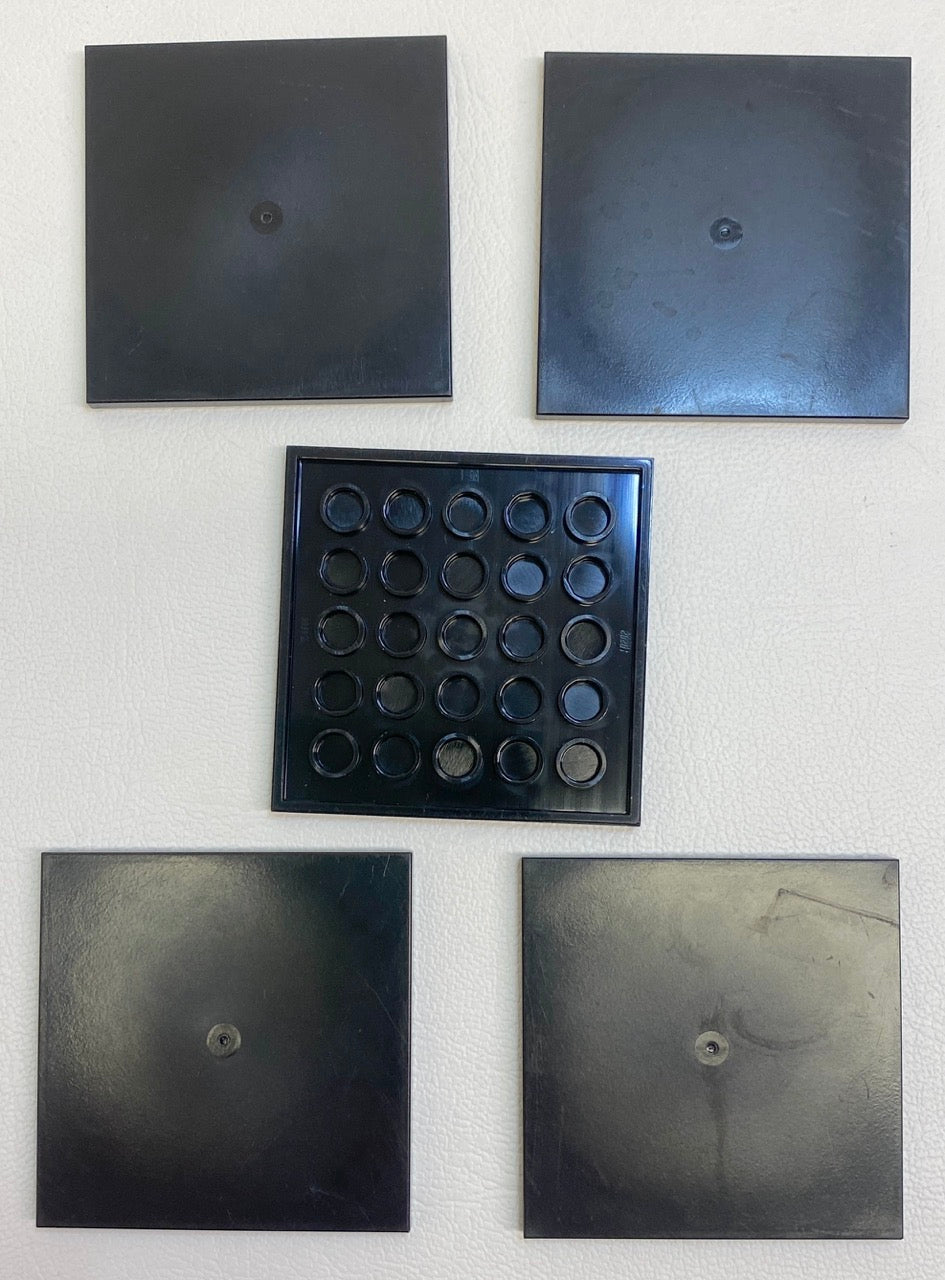 LEGO Black Tile 6x6 Pack of 5