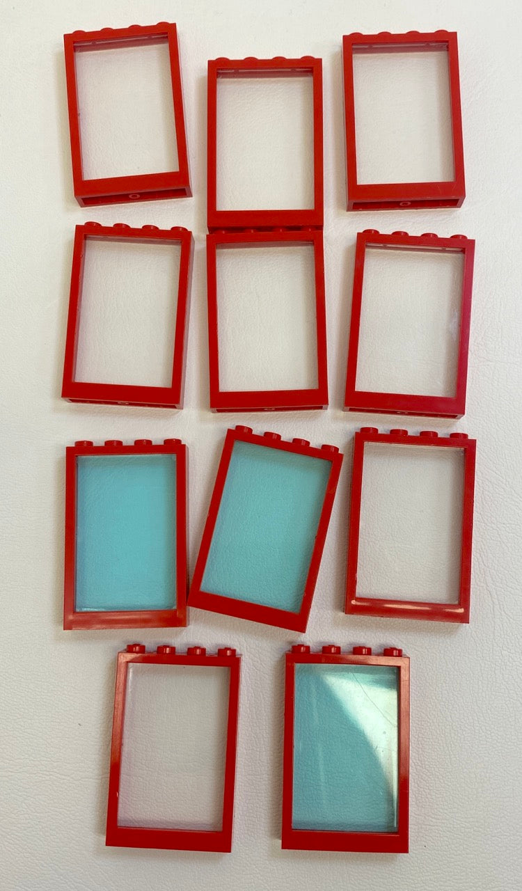 LEGO Window Fun Pack Red Frames