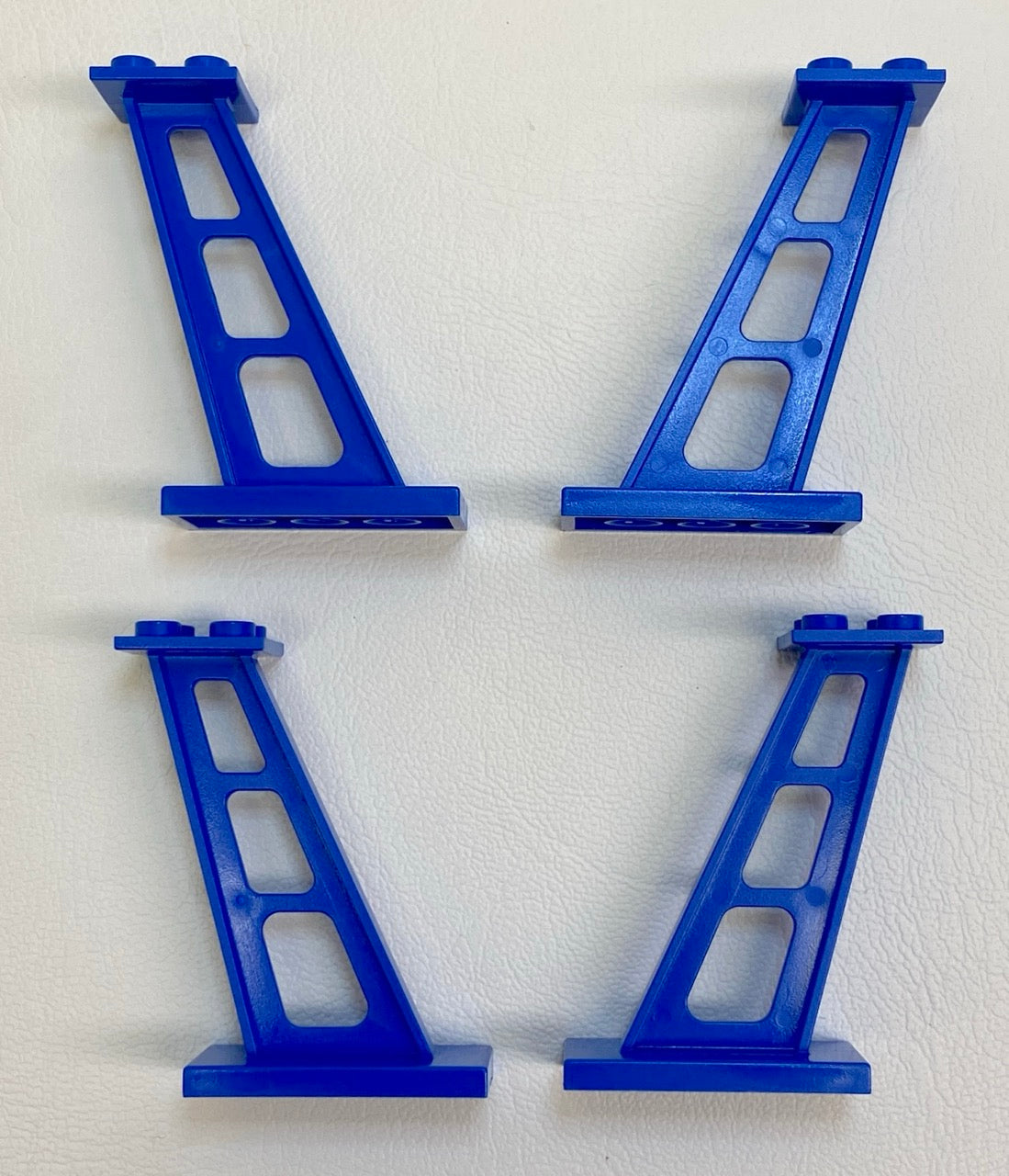 LEGO Space Vintage Blue Support Inclined Stanchion 2x4x5 Pack of 4