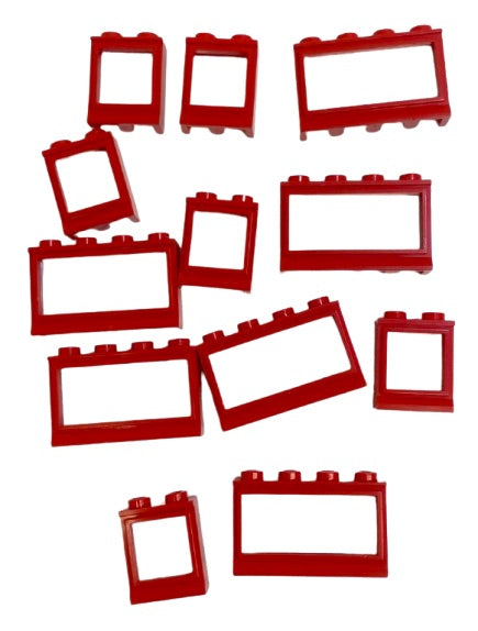 LEGO Window Fun Pack Red Frames