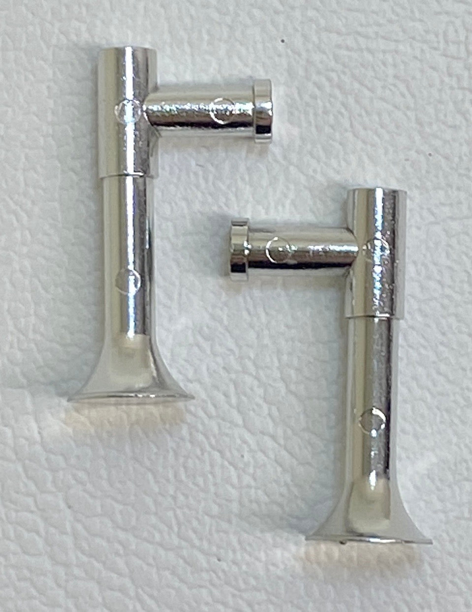 LEGO Car Air Horn Chrome Silver Pack of 2