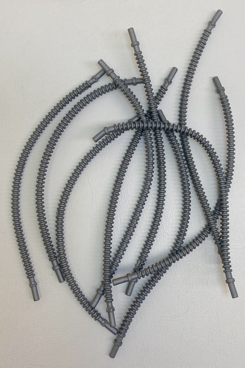 LEGO Pearl Light Grey Hose Pack of 10 19L / 15.2cm