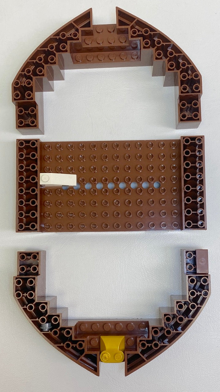LEGO Pirates Reddish Brown Ship Hull Fun Pack