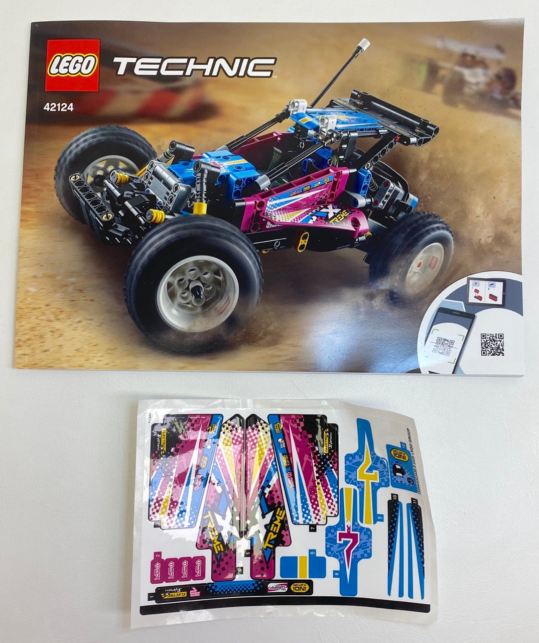 LEGO Technic Off-Road Buggy Instructions and Sticker Sheet ONLY for Set #42124