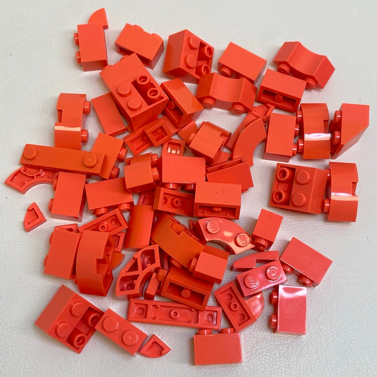 LEGO Coral Pink Fun Pack Mixed Bricks Plates Slopes and More