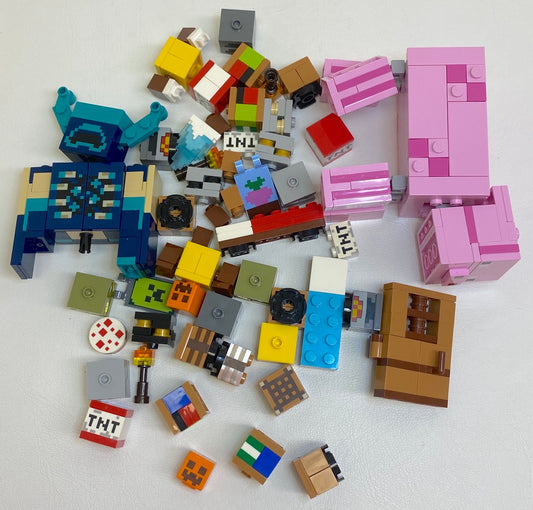 LEGO Minecraft Printed Pieces Fun Pack Mixed Bricks Tiles and More
