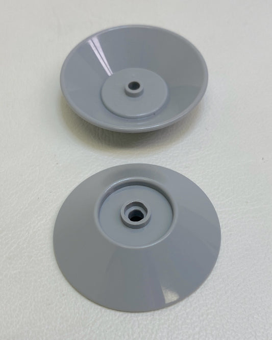 LEGO Dish 5x5 Light Bluish Grey Pack of 2