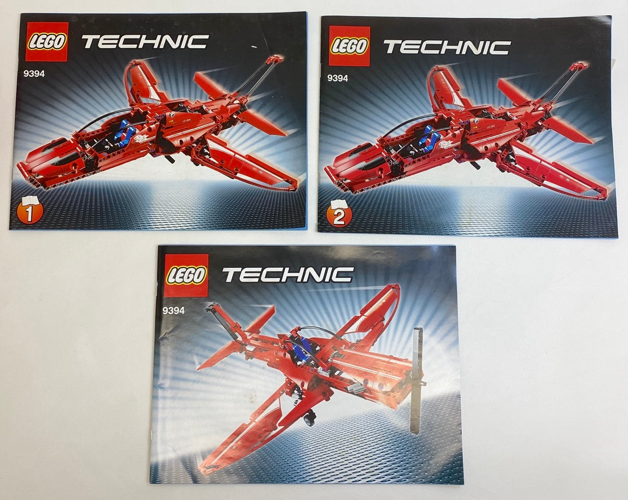 LEGO Technic Jet Plane Set #9394 with Instructions As Pictured