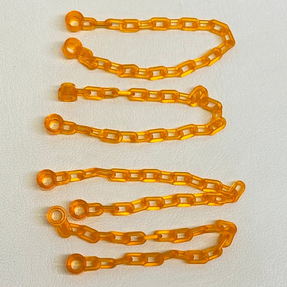 LEGO Chains Fun Pack of 4 Trans Orange