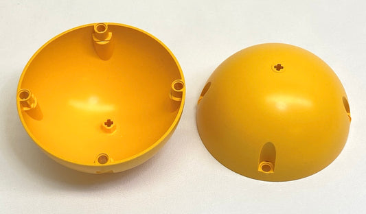 LEGO 11x11 Hemisphere Pack of 2 Bright Light Orange
