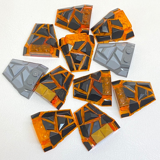 LEGO Rocks and Lava Slope Pieces Mixed Fun Pack