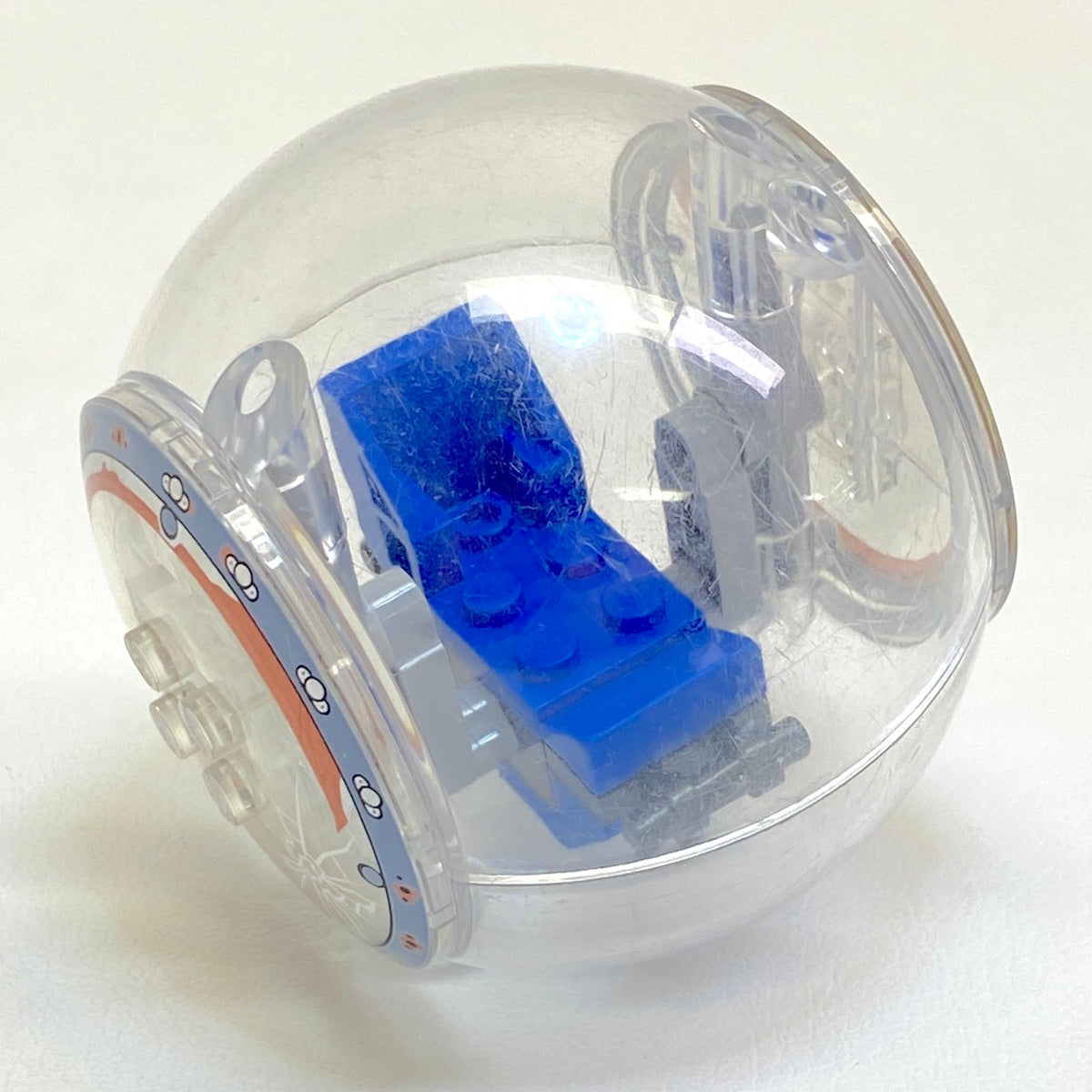 LEGO Jurassic World Gyrosphere Fun Pack Trans Clear Hemispheres and Dishes