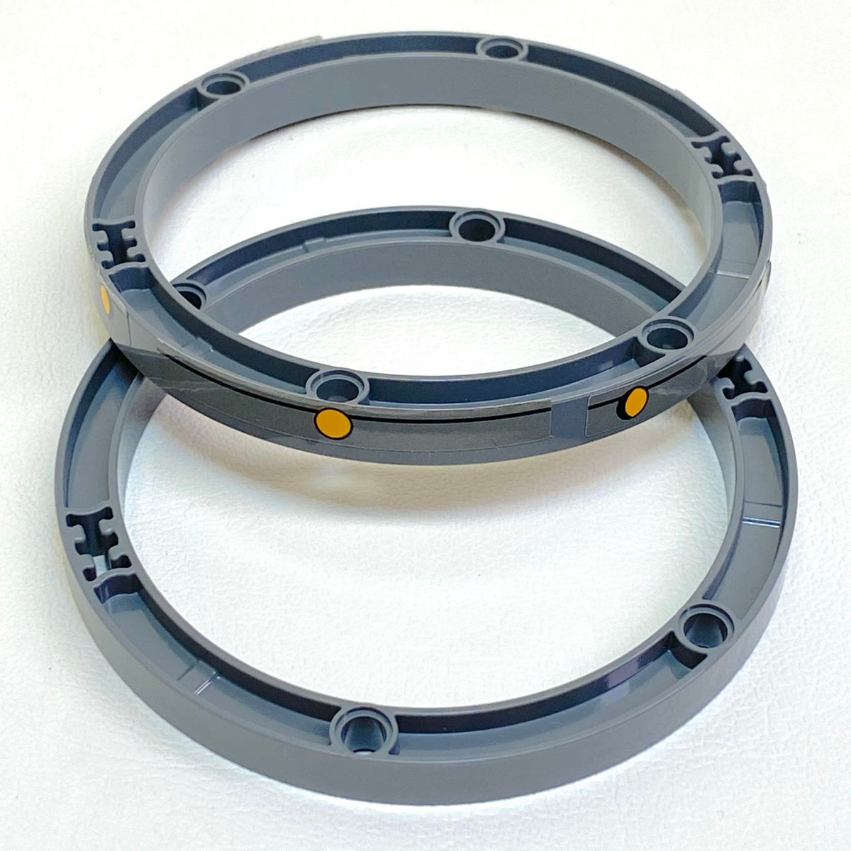 LEGO Dark Bluish Grey Liftarm Round  11x11 Pack of 2