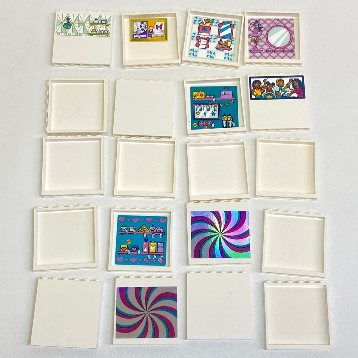 LEGO White Wall Panel Fun Pack