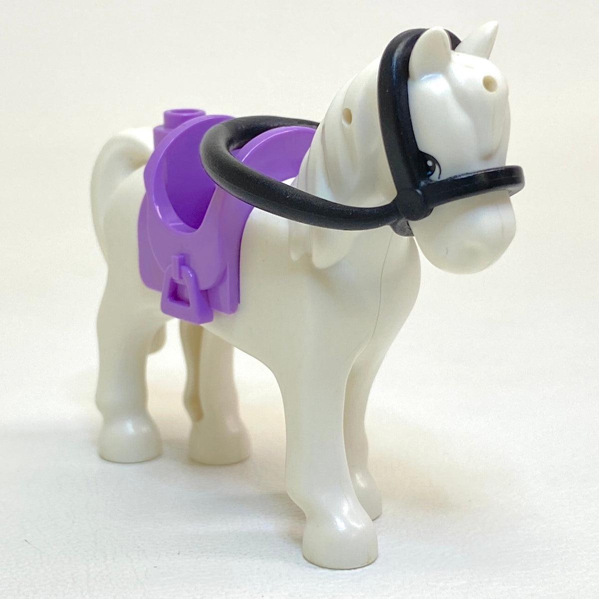 LEGO Animal White Horse with Bridle and Saddle