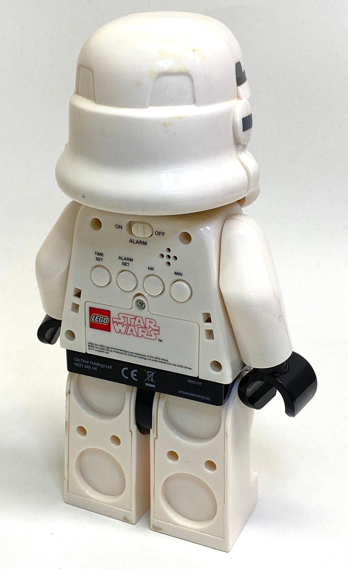LEGO Star Wars Stormtrooper Alarm Clock As Pictured