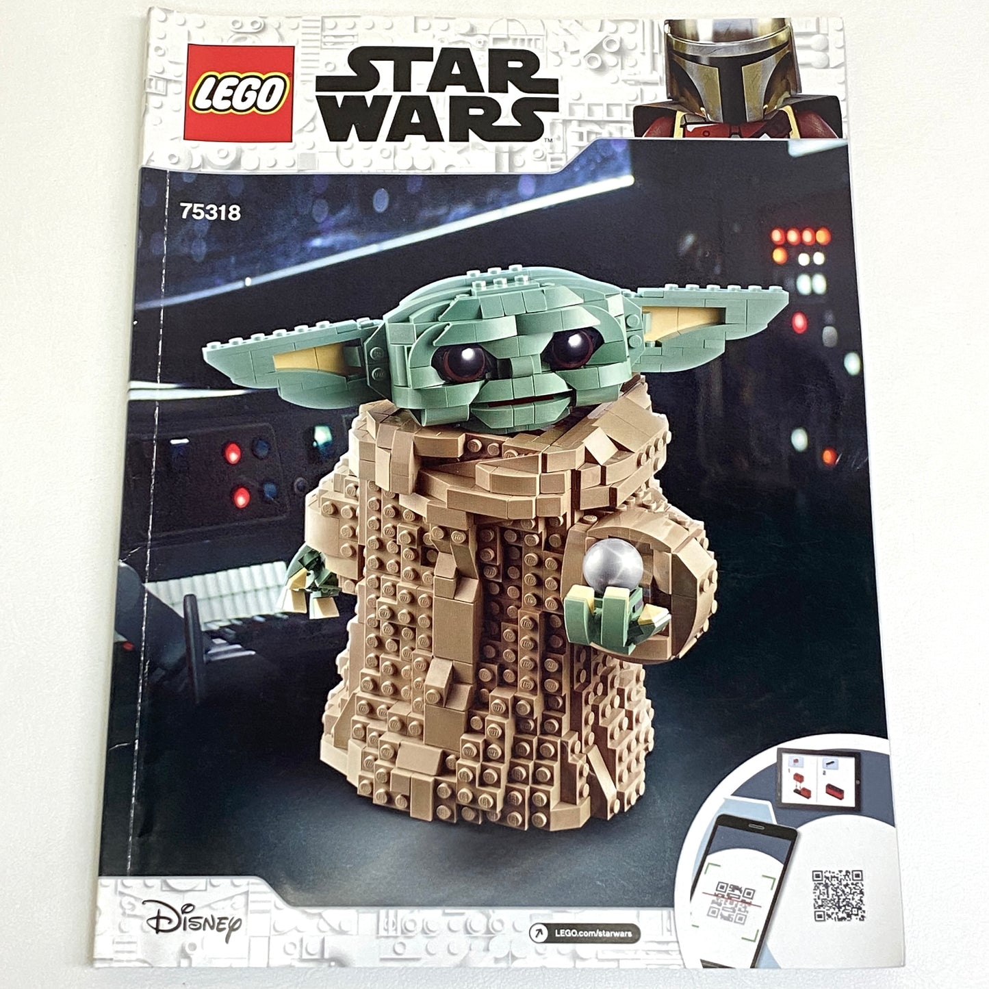 LEGO Star Wars The Child Sculpture Set #75318 with Instructions As Pictured