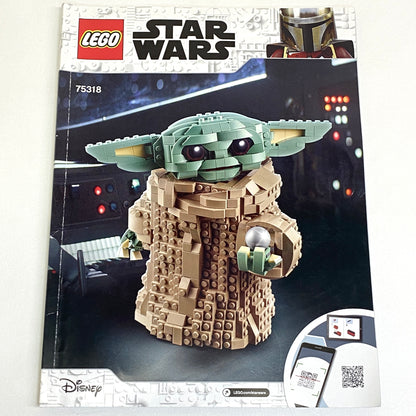 LEGO Star Wars The Child Sculpture Set #75318 with Instructions As Pictured