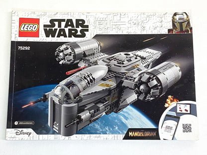 LEGO Star Wars Razor Crest / Mandalorian Bounty Hunter Transport Set #75292 with Instructions As Pictured