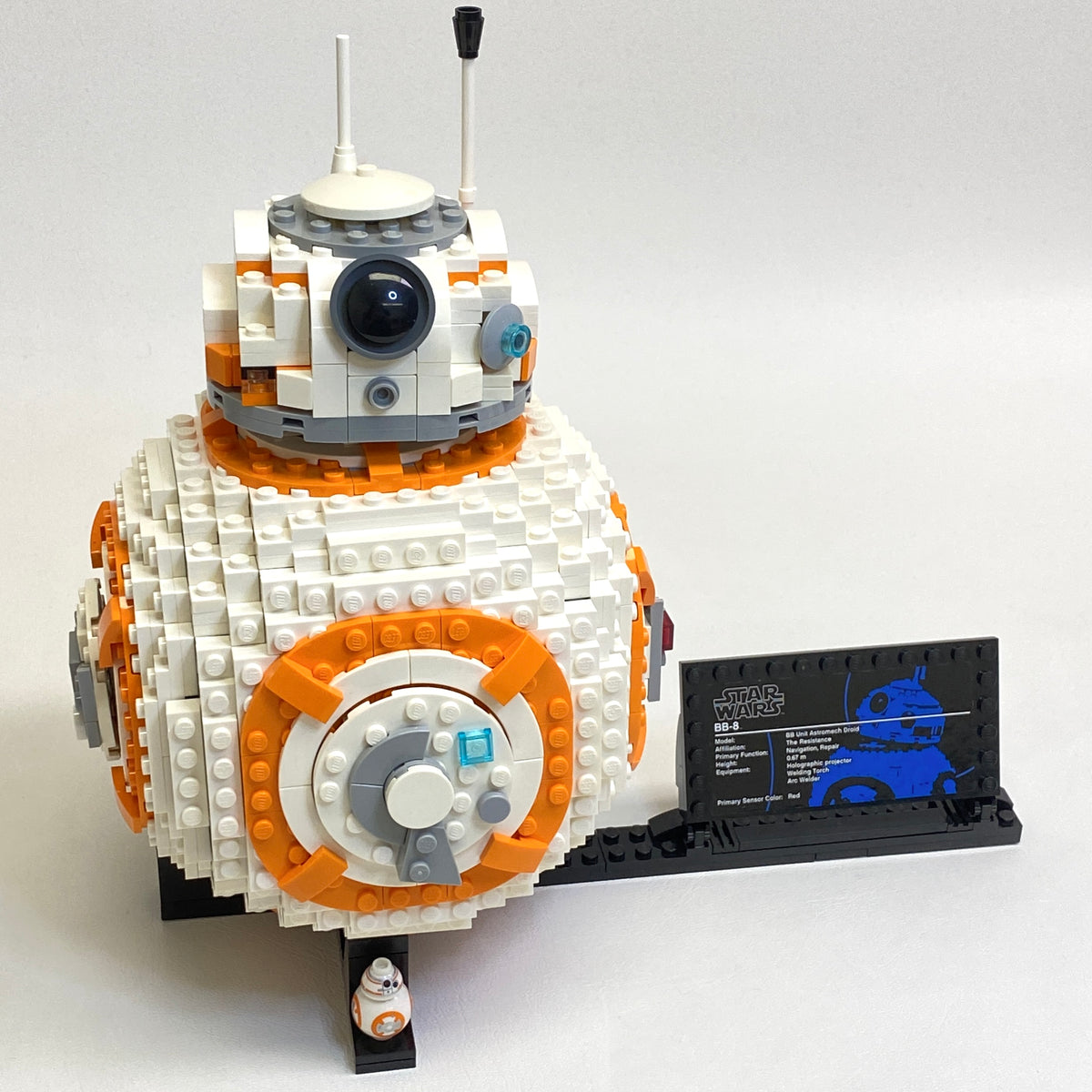 LEGO Star Wars BB-8 Sculpture Set #75187 As Pictured