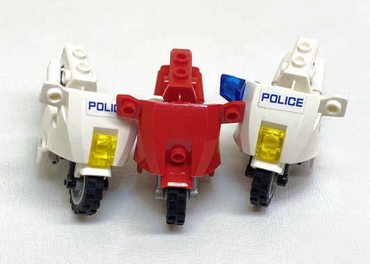 LEGO City Motorcycle / Motorbike Fun Pack Of 3