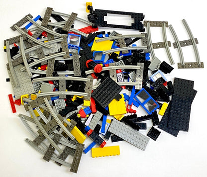 LEGO Vintage Push-Along Passenger Steam Train Set #7710 with Instructions As Pictured
