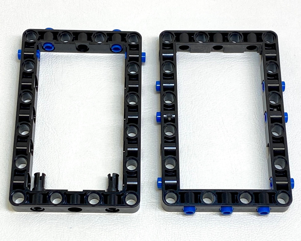 LEGO Technic Liftarm Open Frame Fun Pack 7x11 Pack of 2 Black