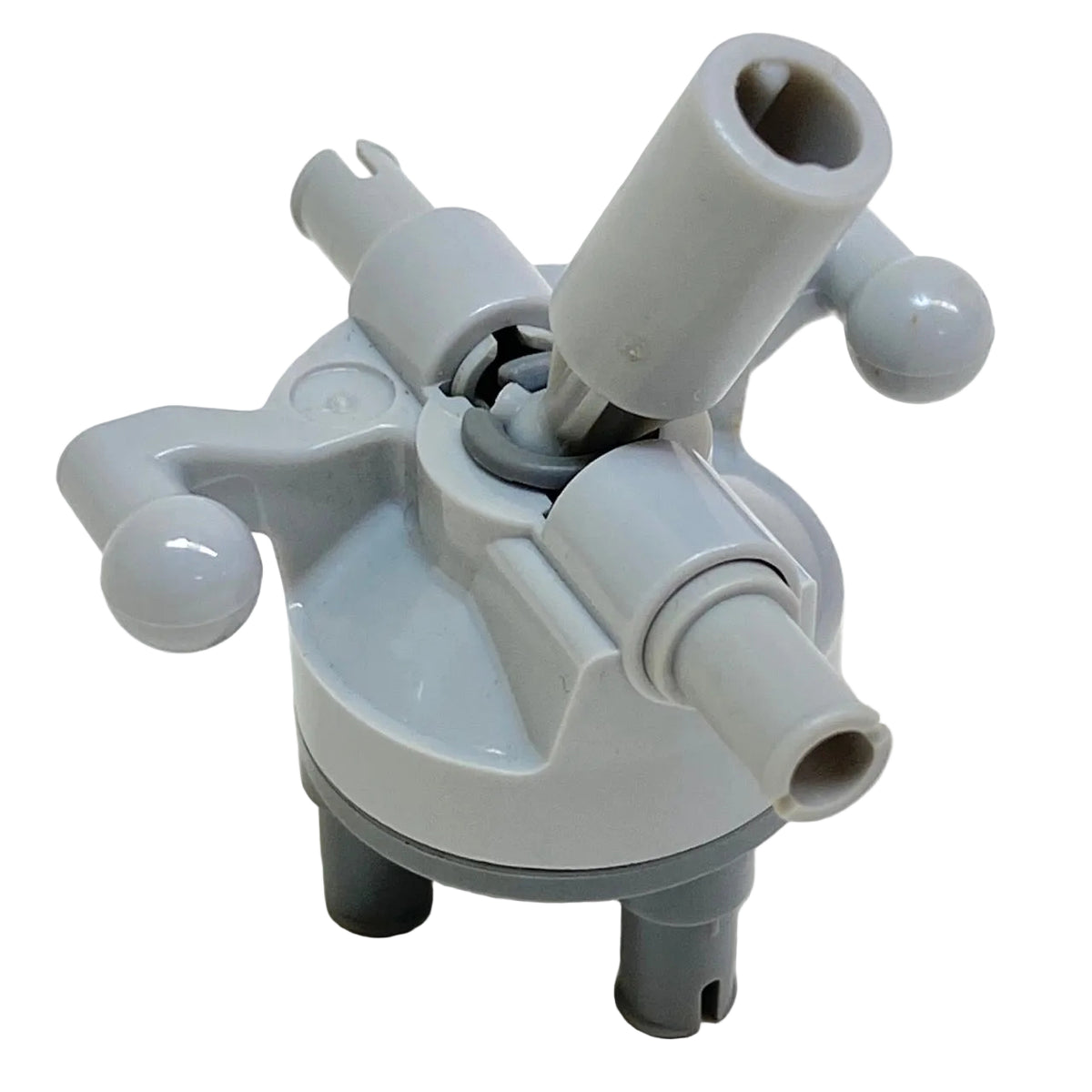 LEGO Technic Steering Wheel Hub Holder with Wheel Hub Light / Dark Bluish Grey