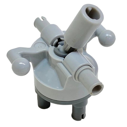 LEGO Technic Steering Wheel Hub Holder with Wheel Hub Light / Dark Bluish Grey