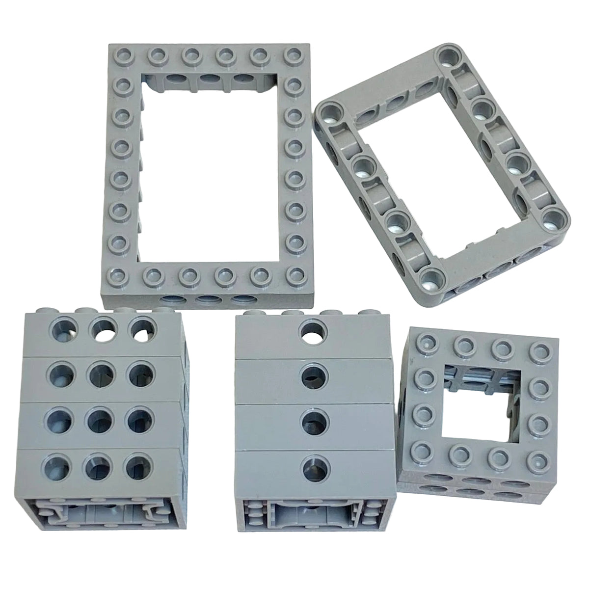 LEGO Technic Light Bluish Grey Open Brick and Frame Fun Pack Mixed Sizes