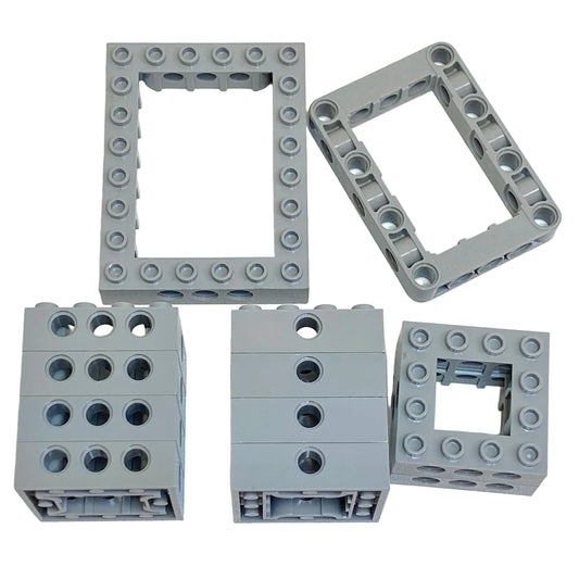 LEGO Technic Light Bluish Grey Open Brick and Frame Fun Pack Mixed Sizes