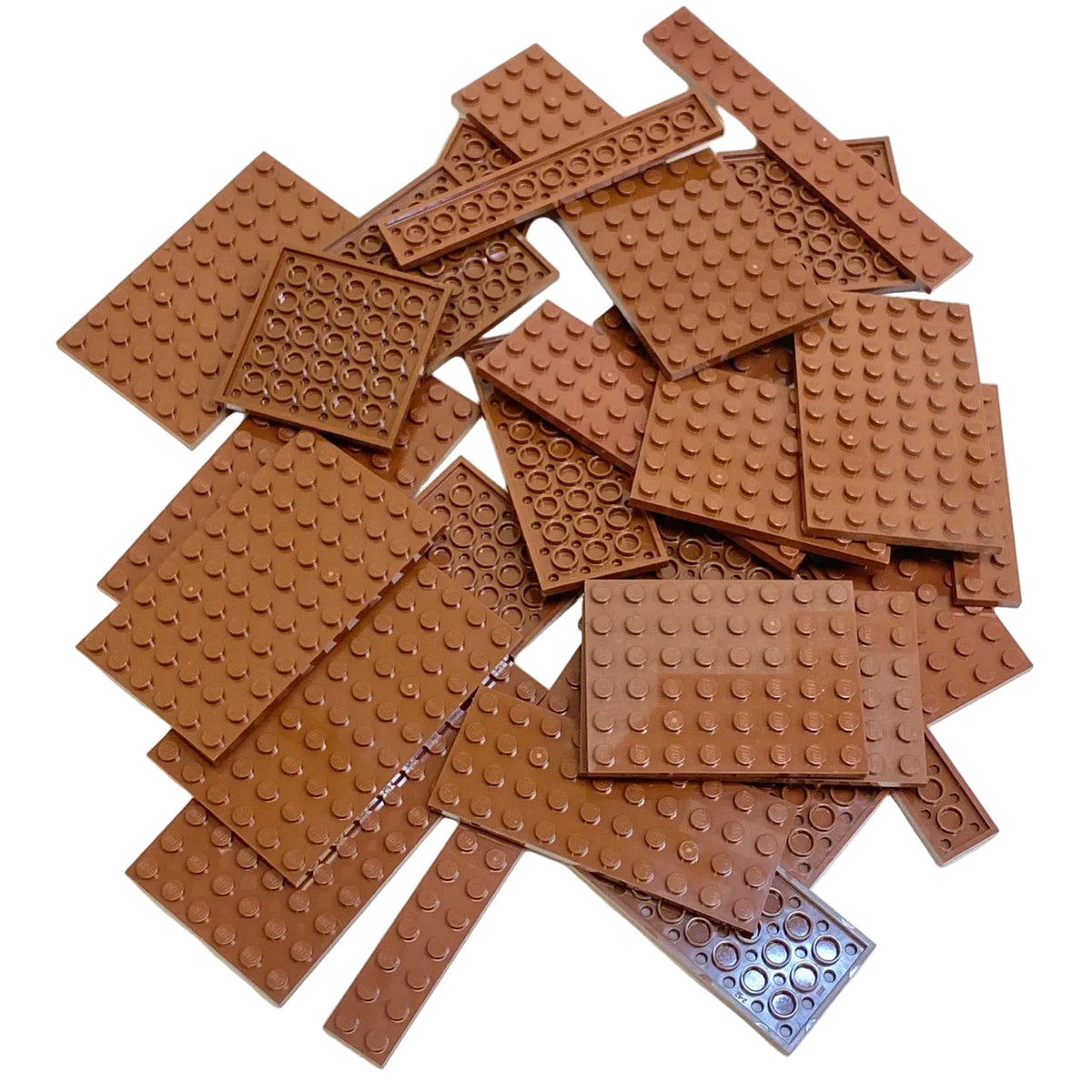 LEGO Reddish Brown Fun Pack Mixed Plates