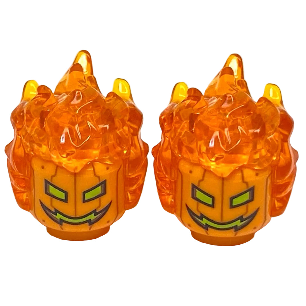 LEGO Marvel Superheroes Flaming Jack O'Lantern / Green Goblin Pumpkin Bomb Pack of 2