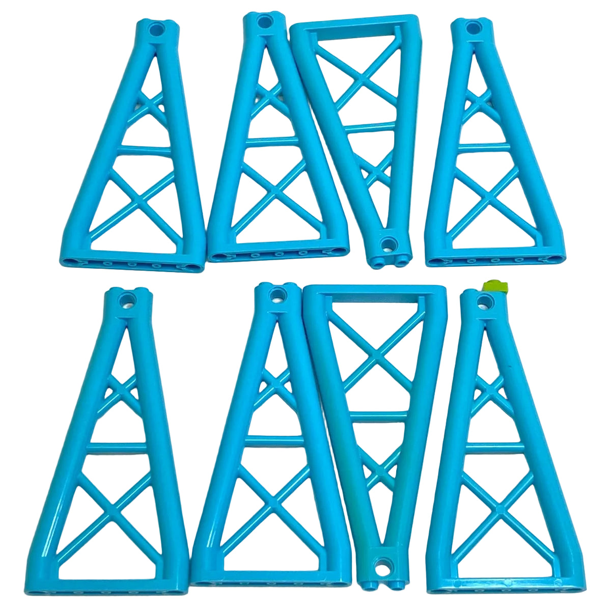 LEGO Support Girder Triangular 1x6x10 Pack of 8 Medium Azure