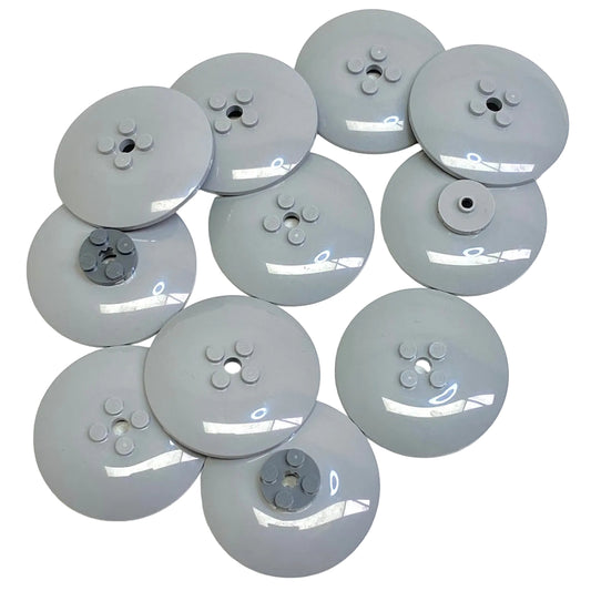 LEGO Dish 6x6 Light Bluish Grey Fun Pack
