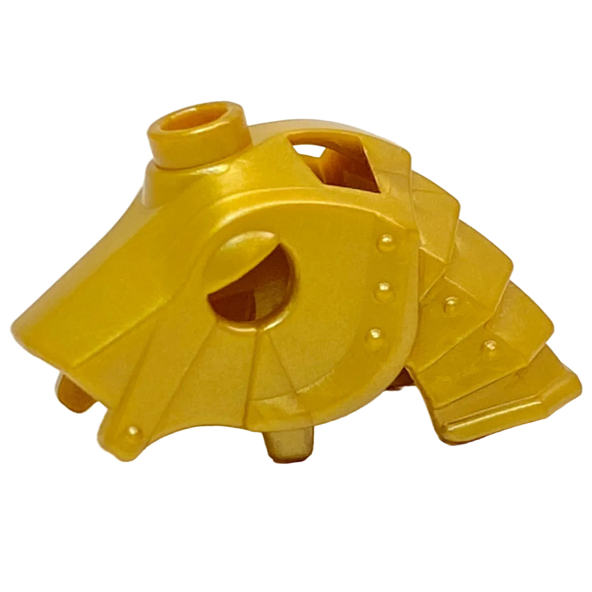 LEGO Castle Pearl Gold Horse Battle Helmet