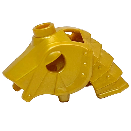 LEGO Castle Pearl Gold Horse Battle Helmet