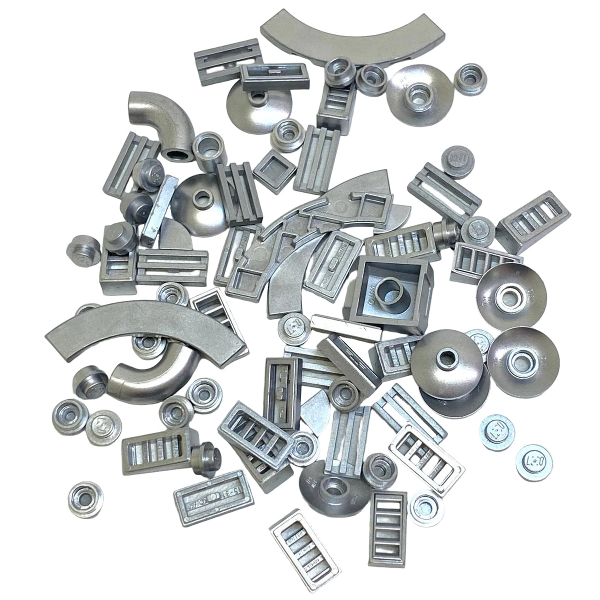 LEGO Metallic Silver Fun Pack Mixed Pieces