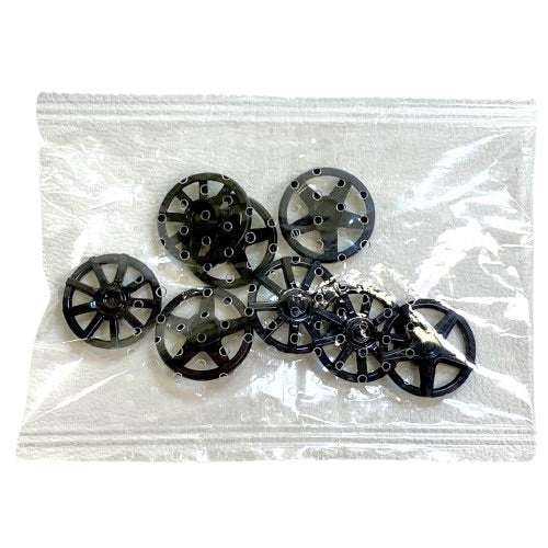 LEGO Speed Champions Black Wheel Covers BRAND NEW
