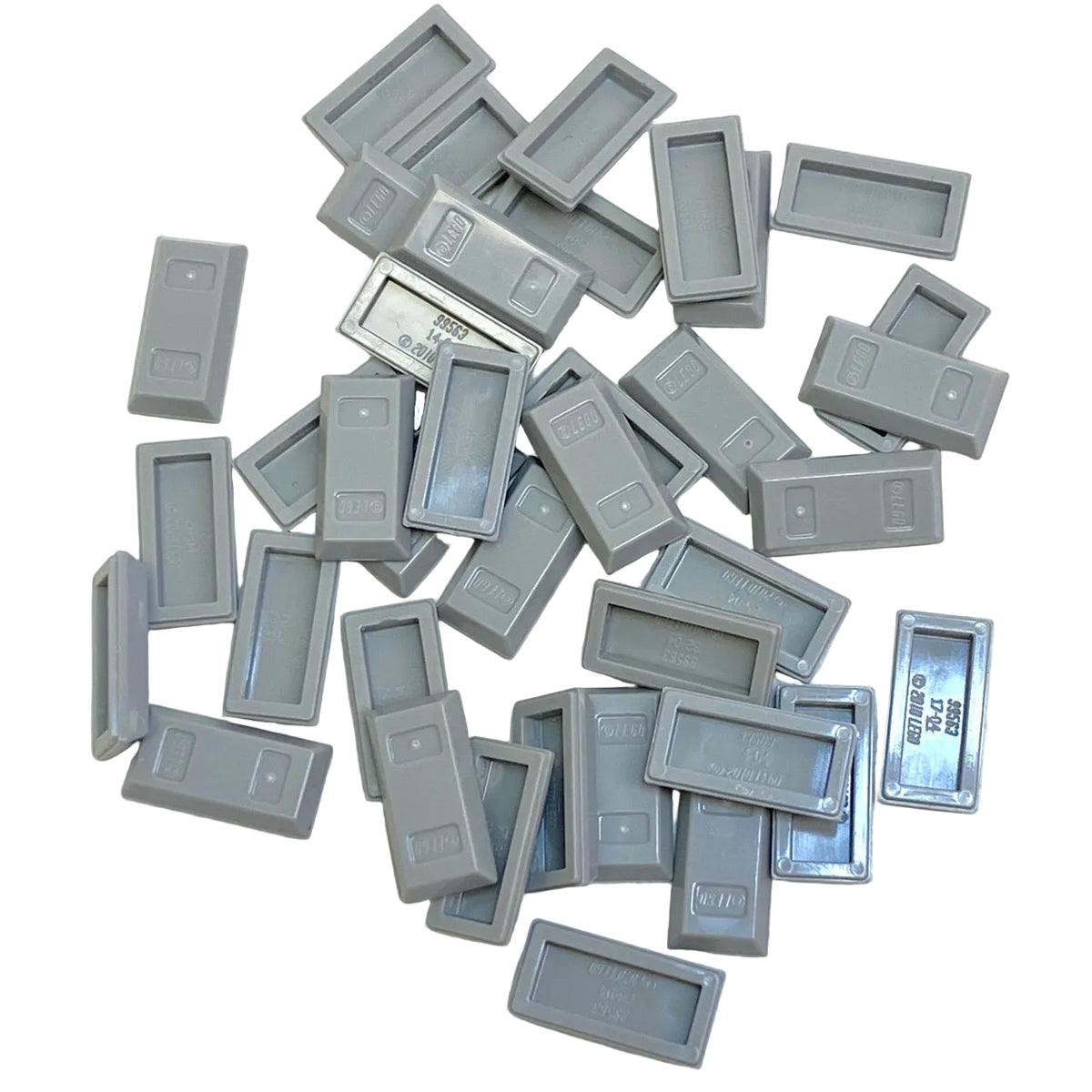 LEGO Ingot Tiles Light Bluish Grey Fun Pack