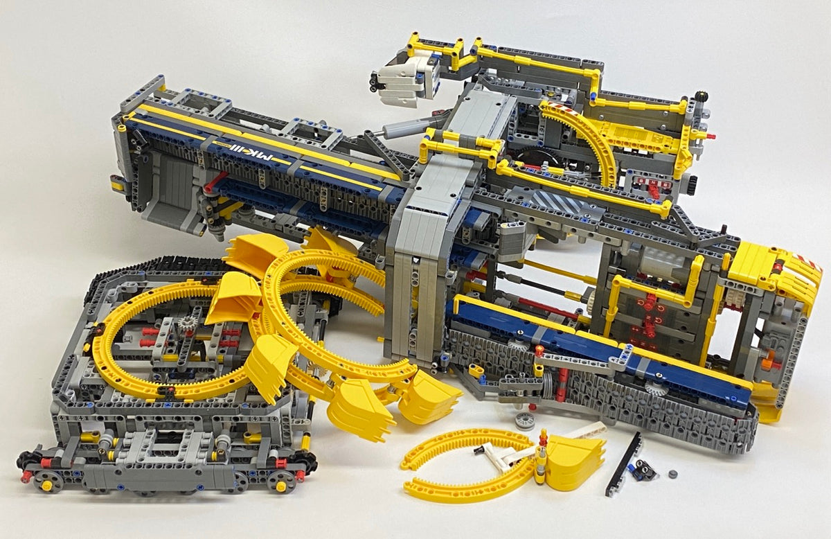 LEGO Technic Bucket Wheel Excavator Set #42055 With Instructions As Pictured