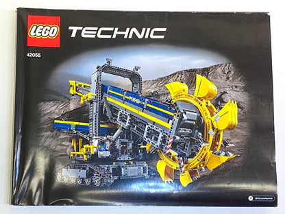 LEGO Technic Bucket Wheel Excavator Set #42055 With Instructions As Pictured