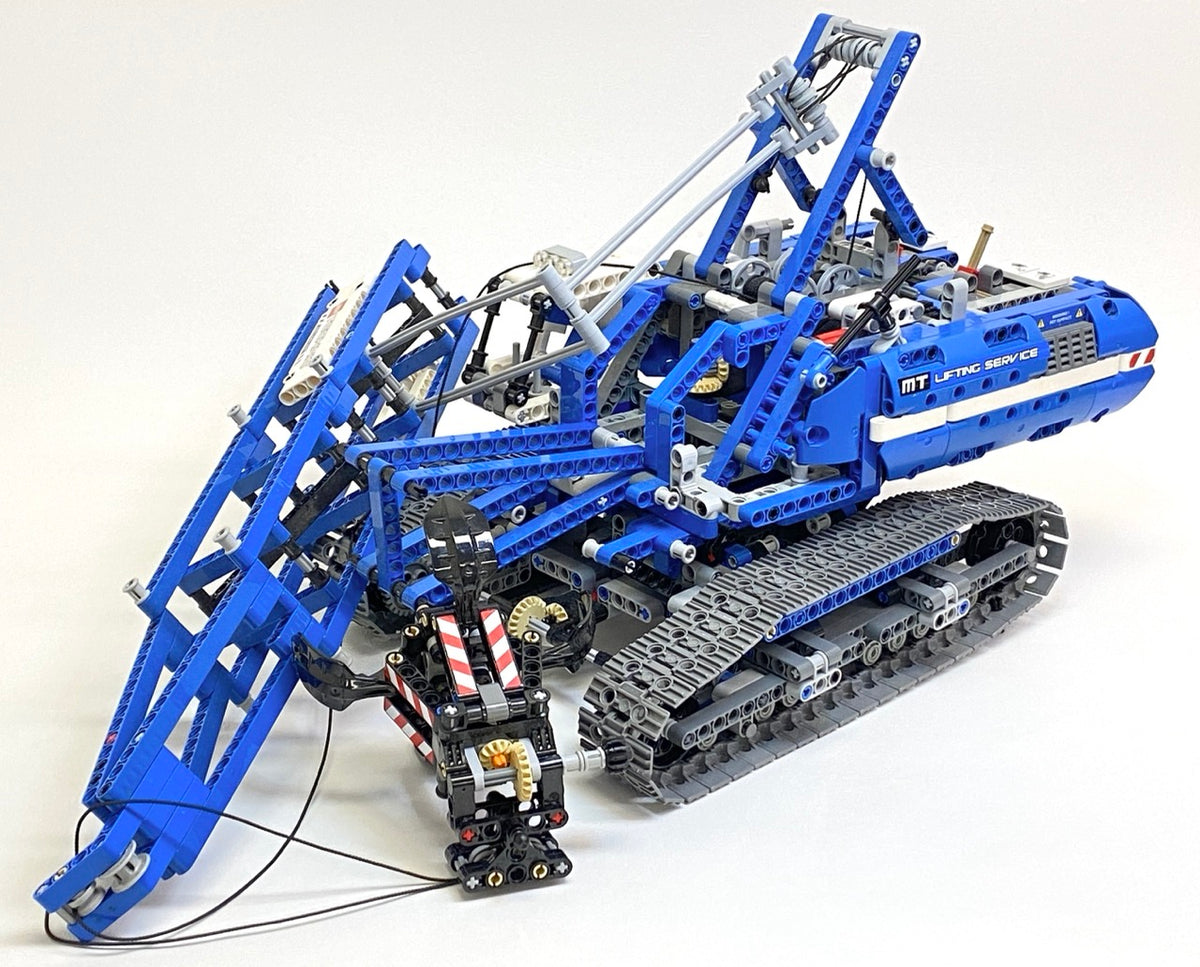 LEGO Technic Crawler Crane Set #42042 With Instructions As Pictured
